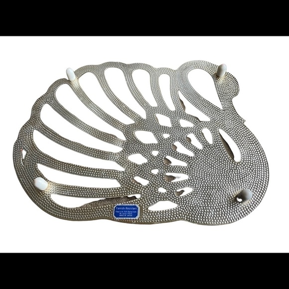 Silver plate-swan trivet - Picture 5 of 5